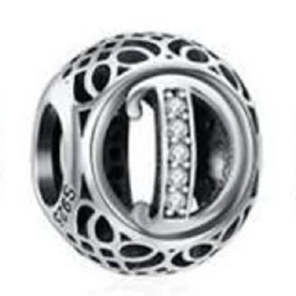 Pandora Initial Alphabet Character Letter D Charm